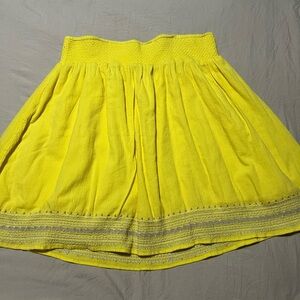 Old Navy Bright Yellow A-Line Skirt